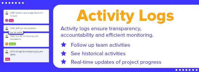 Activity logs